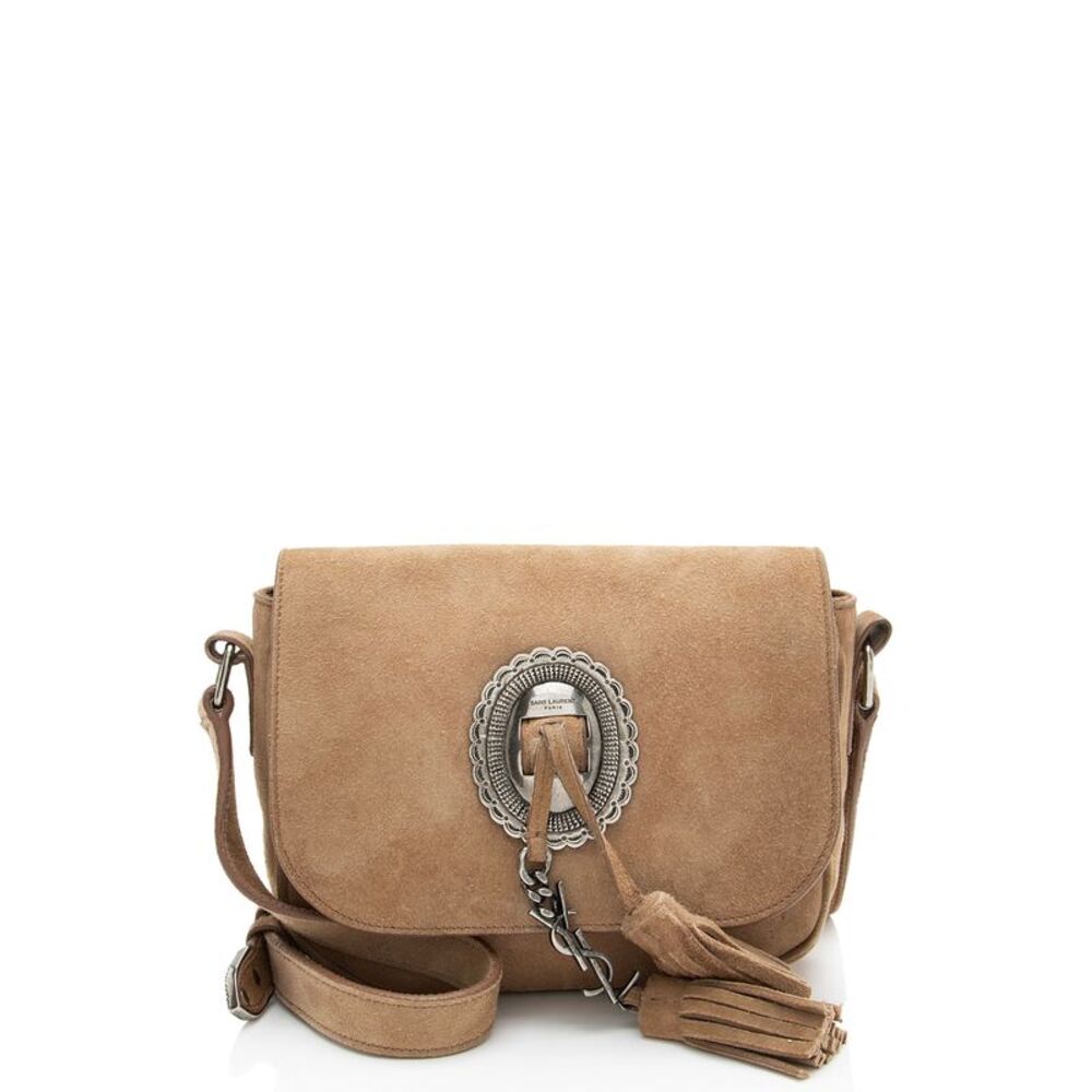 Saint Laurent Suede Kim Crossbody